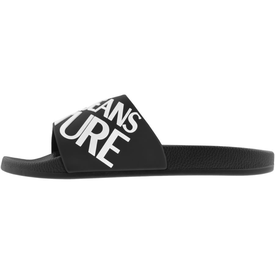 Alternative Image for ProductVersace Jeans Couture Logo Sliders Black2